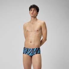 Speedo Blå Undertøj Speedo Club Training Allover Brief - Black/Blue