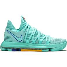 Nike Turquoise Basketball Shoes Nike KD 10 City Edition 2 - Green/Blue
