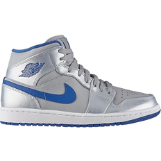 Basketball Shoes Air Jordan 1 Mid 'Wolf Grey' - Men's