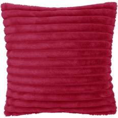 Stripes Complete Decoration Pillows Catherine Lansfield Cosy Ribbed Faux Fur Complete Decoration Pillows Pink (45x45cm)