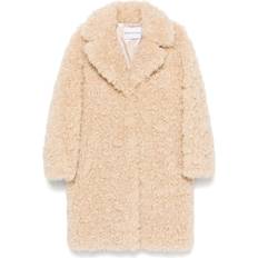 Stand Studio Camille Faux Fur Coat - Beige