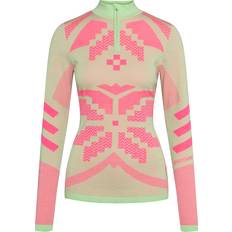 Hiking - Pink Base Layer Tops Kari Traa Women's Faith Half Zip - Pink