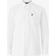 Lyle & Scott Herren Hemden Lyle & Scott Lightweight Oxford Shirt White Weiß