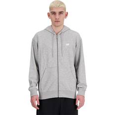 New Balance Herre - Hoodies Sweatere New Balance Essentials Full Zip Fleece Hoodie - Athletic Grey