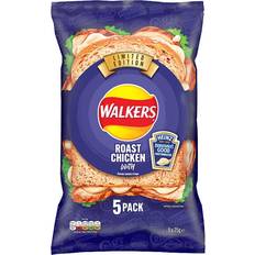 Snack Walkers Roast Chicken with Heinz Mayo Multipack Crisps 25g 5Pacco