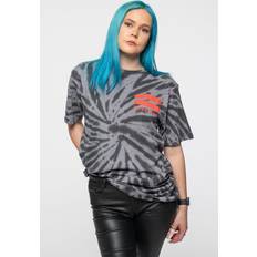 Blommiga T-shirts Unisex T-Shirt Butterfly - Black