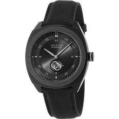 Gucci Herr Armbandsur Gucci Gucci Interlocking 41mm Black Textile Rubber
