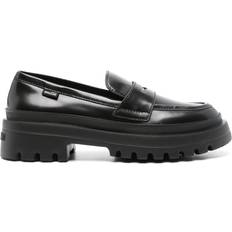 Love Moschino Loafers Love Moschino Penny Slot Leather Loafers - Black