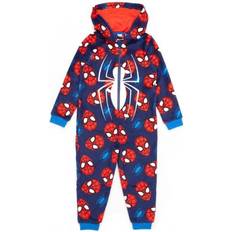 Short Sleeve Bodysuits Spider-Man Kids All-In-One Nightwear - Blue