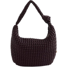 River Island Textured Knot Tote Bag - Red