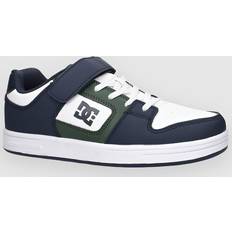 DC Manteca Shoes - White/Blue/Green