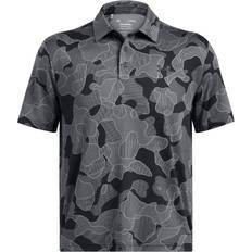 Golf - Schwarz Oberteile Under Armour Playoff 3.0 Course Camo Polo - Grau/Dunkelgrau