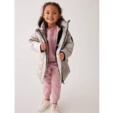 Ted Baker Younger Girls Scallop Padded Coat - Beige