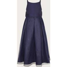 Anastasia Monsoon Anastasia Polka Dot Maxi Dress - Navy