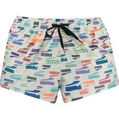 Puma Dame Badebukser Puma Swim Shorts Womens - Hvid Kombi