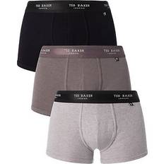 Ted Baker Underwear Ted Baker 3-Pack Core Boxer Trunks - Grey Mix