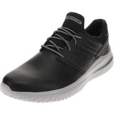Skechers Delson 3.0 Ezra Leather Sneaker - Black