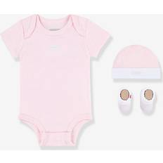 Bambino Altri Set Ensemble Trois Pièces En Coton - Rose