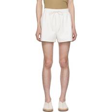 White Amil Vegan Leather Shorts - White