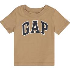 Brown T-shirts GAP T-Shirt - Braun/Schwarz/Weiß