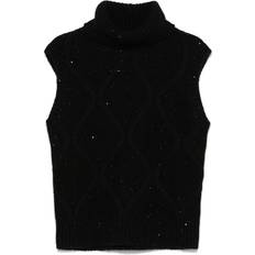 Seda Suéteres Fabiana Filippi Wool And Silk Blend Vest - Female