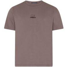 CP COMPANY T-Shirts CP COMPANY Mercerized Jersey Twisted T-Shirt Washed Purple Lila