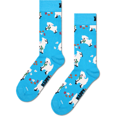 Oranje Sokken Happy Socks Blue Lamb Crew Sock - Blauw