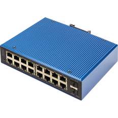 Digitus DN-651159 Industrial Ethernet Switch 16 + 2 Port 1 GBit/s