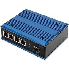 Digitus 4 Port Gigabit Ethernet Network Switch 4x RJ45 + 1x SFP