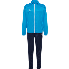Hummel Jakkesæt Hummel HmlLogo Tracksuit Til Børn - Blå/Sort/Hvid