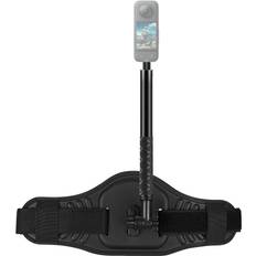 Puluz Waist Belt Mount Strap with Selfie Stick Monopod for GoPro HERO10 Black / HERO9 Black / HERO8 Black / HERO7 /6 /5 /5 Session /4 Session /4 /3+ /3 /2 /1, DJI OSMO Pocket, Insta360 ONE X, Ricoh Theta S/Theta V/Theta SC36 and Other Panorama Action Cameras
