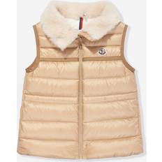 Warm gefütterte Westen Enfant Girls Beige Elisheba Gilet