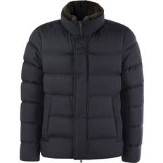 Herno Jackor Herno Faux Fur Down Jacket - Navy