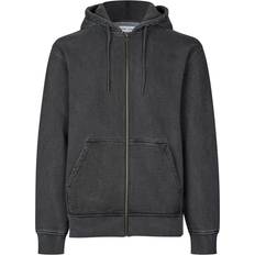 Samsøe Samsøe Truien Samsøe Samsøe Pigment Dyed Full Zip Hoodie - Black