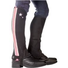 Roze Rijhelmen Kavalkade Mini neopreen chaps voor meisjes Lotta Noir