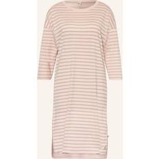 Damen - Rosa Nachthemden Short Stories Nachthemd 3/4-Arm - Rosé/Taupe