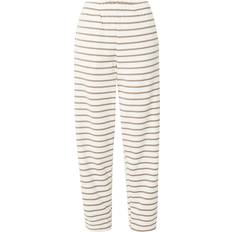 Pieces Pcchilli Straight Stripe Pants 4701515 Cloud Dancer Morel