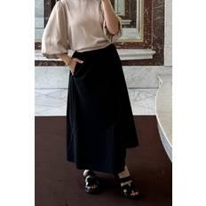Bomull Kjolar Neo Noir Maxi Skirts Female - Black