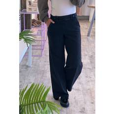 JDY Geggo HW Wide Jeans - Black Denim