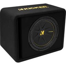 Kicker 50VCWC124 Car Audio 12" Compc Subwoofer Enclosure Loaded Box 4-Ohm