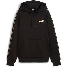 Puma Ess Tape Minimal Gold Hoodie - Gold/Schwarz