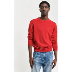 Herre - Rød - Striktrøjer Sweatere Gant Crewneck Sweater - Herre