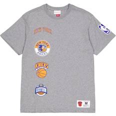 Mitchell & Ness Tops Mitchell & Ness NY Knicks Tee Gray Heather
