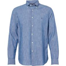 Tommy Hilfiger Herre Skjorter Tommy Hilfiger Regular Fit Chambray Shirt - Indigo