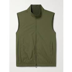 Loro Piana Outerwear Loro Piana Reversible Storm System Virgin Wool Gilet - Men - Green