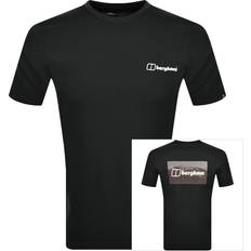 Berghaus Hombre Ropa Berghaus Cheviot Box Logo T Shirt - Black