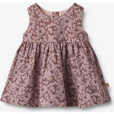 1-3M Kjoler Wheat Wheat Hydrangeas Pinafore Wrinkles Kjole Sienna