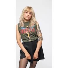 Bomuld - Unisex Toppe Nirvana Angelic Muscle Tank - Green