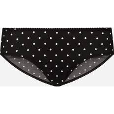 Clothing Dolce & Gabbana Polka-dot Silk Panties Black