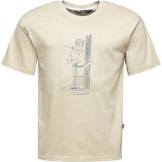 Modal T-Shirts Chillaz Homo Mons Sportivus T-Shirt - Beige